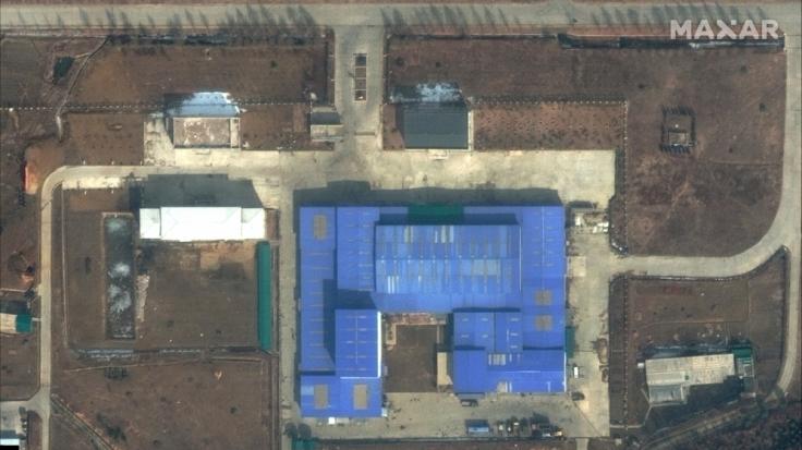 Satellitenbilder zeigen das Forschungszentrum Sanumdong am Rande von Pjöngjang.
