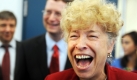 Gesine Schwan stammt aus einem sozial engagierten Elternhaus, das im Nationalsozialismus zu protestantischen und sozialistischen Widerstandskreisen gehrte. So hatten ihre Eltern im letzten Kriegsjahr ein jdisches Mdchen versteckt. Foto: dpa