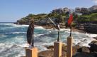 Auch ein Deutscher hat es mit seiner Arbeit nach Sydney geschafft. Hier sehen Sie das Werk «Angelisborn» von Georg Mayerhanser. Foto: sculpturebythesea.com