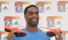 Tyson Gay ist für Sponsorentermine in Daegu. Foto: dpa