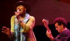 Dee Dee Bridgewater tritt gemeinsam mit dem Bassisten Ira Coleman beim Monterey Jazz Festival in Kalifornien auf.  Foto: ap