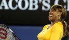 Serena Williams of the US reacts during an exhibition doubles match to raise funds for victims of the Haiti earthquake, in Melbourne, Australia, 17 January 2010. World number one Roger Federer enlisted top players for the charity match the day before the start of the Australian Open, including Andy Roddick of the US, Rafael Nadal of Spain, Serena Williams of the US, Kim Clijsters of Belgium, Novak Djokovic of Serbia, Sam Stosur of Australia and Lleyton Hewitt of Australia. EPA/JULIAN ABRAM WAINWRIGHT +++(c) dpa - Bildfunk+++
pixel Foto: dpa