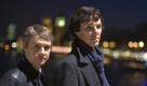 Dr. Watson (Martin Freeman, links) und Sherlock Holmes (Benedict Cumberbatch) ermitteln in Chinatown. Foto: ARD/Degeto