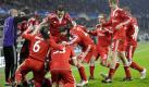 Das Schlüsselspiel:Mit dem 4:1-Sieg bei Juventus Turin in der Champions League am 8. Dezember war endgültig der Knoten geplatzt. Bis dahin hatte Trainer Louis van Gaal noch um seinen Job bangen müssen. Doch seit dem Erfolg in Turin lief es für den FCBayern rund. Foto: ddp