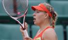 Angelique Kerber hat sich gegen die Kroatin Petra Martic durchgesetzt. Foto: Christophe Karaba Foto: dpa
