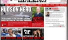 Die New York Post feiert ihren Helden vom Hudson. Das ist mal ein Pilot, schreibt die Boulevardzeitung. Foto: news.de