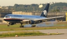 Ein Jet der Fluggesellschaft Aeromexico landet auf dem Flughafen in Stuttgart. Foto: Jürgen Lehle/albspotter.org