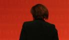 Kanzlerin Angela Merkel hat sich auf dem DGB- Bundeskongress in Berlin gegen die Einführung eines gesetzlichen Mindestlohnes gewandt. Eine einheitliche Lohnuntergrenze würde die Tarifautonomie schwächen, sagte die CDU-Chefin. Die Tarifautonomie sei Ausdruck der sozialen Marktwirtschaft. Foto: ap