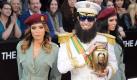 Der britische Komiker Sacha Baron Cohen erscheint als Diktator verkleidet auf der diesjährigen Oscar-Verleihung. In den Händen hält er eine Urne - angeblich befüllt mit der Asche von Kim Jong-Il. Foto: Mike Nelson Foto: dpa