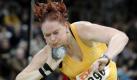 Nadine Kleinert: Bei der Weltmeisterschaft 2009 holte sie Silber im Kugelstoßen, bei der EM in Barcelona war die Magdeburgerin daher eine der Topfavoritinnen auf den Titel. Doch daraus wurde nichts. Kleinert entäuschte mit Rang sieben. Foto: dpa