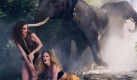 Auch diese Models haben in Botswana jede Menge Spa. Foto: ddp