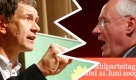 1/Der saarlaendische Landesvorsitzende der Gruenen, Hubert Ulrich, spricht am Sonntag (11.10.09) in Fraulautern auf einem Landesparteitag der Saar-Gruenen. Auf dem Parteitag der Gruenen im Saarland hat sich Ulrich am Sonntag klar fuer ein 'Jamaika'-Buendnis gemeinsam mit CDU und FDP ausgesprochen.

Foto: Thomas Wieck/ ddp


2/Der Vorsitzende der Partei Die Linke, Oskar Lafontaine, spricht am Samstag (20.06.09) in Berlin auf dem Bundestagswahlparteitag der Partei. Die Delegierten beraten auf dem Parteitag ueber ihr Wahlprogramm fuer die Bundestagswahl. (zu ddp-Text) (weitere Bilder unter http:/ / www.dfd-images.com) Foto: Michael Gottschalk/ ddp Foto: ddp