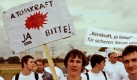 Die jahrzehntelang genutzte Symbolik der Gegenseite wurde von den Atomkraftbefürwortern elegant aufgegriffen... Foto: ddp