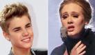 Justin Bieber (l) und Adele sind jung und erfolgreich.  Foto: dpa