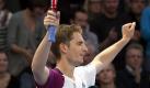 Der Bayreuther Florian Mayer gewann in der schwedischen Hauptstadt gegen den Finnen Jarkko Nieminen nach hartem Kampf mit 4:6, 6:4, 7:6 (7:3). Mayer trifft am Sonntag auf den Weltranglisten-Zweiten Roger Federer. Foto: dpa