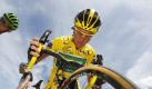 Der Franzose Thomas Voeckler startete die Etappe noch im Gelben Trikot, musste es danach aber abgeben. Foto: dpa