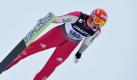 Eric Frenzel setzte sich beim Weltcup in Lillehammer durch. Foto: Hendrik Schmidt Foto: dpa
