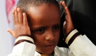 Ein muslimisches Kind in Nairobi betet einen Eid zu al-Adha, um das Opferfest zu feiern, das an den Propheten Ibrahim erinnert. Foto: ap