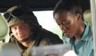 Feldwebel Werner Malinck (Maximilian Brückner) und die Sprachmittlerin Noelle (Florence Kasumba)
 Foto: zdf Kelly Walsh