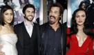 From left, cast members Julia Jones, Wes Bentley, Josh Brolin, and Megan Fox pose together at premiere of 'Jonah Hex' in Los Angeles on Thursday, June 17, 2010. (AP Photo/Matt Sayles)

 Foto: ap