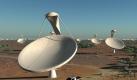 Eine Computersimulation der weltgrößten Teleskopanlage. Sie soll sowohl in Australien als auch in Südafrika gebaut werden. Foto: Skatelescope Foto: dpa