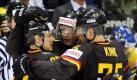 Die deutschen Eishockey-Nationalspieler sind bei der WM 2012 in Finnland dabei. Sie wird alle Spiele in Helsinki austragen. Das entschied der Weltverband IIHF schon vor dem Finale der aktuellen WM in Bratislava. Foto: dpa