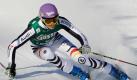 Nach ihrer krankheitsbedingten Pause trainierte Maria Höfl-Riesch für die Abfahrt in Cortina d'Ampezzo. Foto: Robert Jäger Foto: dpa