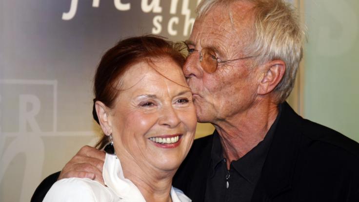 Ursula Karusseit mit Schauspielkollege Rolf Becker. Die