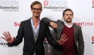 Inoffiziell ist es der MTV-Home-Nachfolger: Die als Kult-Moderatoren gefeierten Unterhalter Joko Winterscheidt (32, links) und Klaas Heufer-Umlauf (28) melden sich mit einer wöchentlichen Show zurück - jetzt beim öffentlich-rechtlichen ZDFneo. Start ist am kommenden Donnerstag. In der ersten Ausgabe von neoParadise sind der Tomte-Sänger Thees Uhlmann und die Beatsteaks-Musiker Arnim und Torsten zu Gast. Foto: dpa