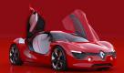 Objekt der Begierde: Das sportliche Zweisitzer-Coupé mit Flügeltüren ist der Prototyp für die zukünftige Design-Sprache von Renault. Foto: pi