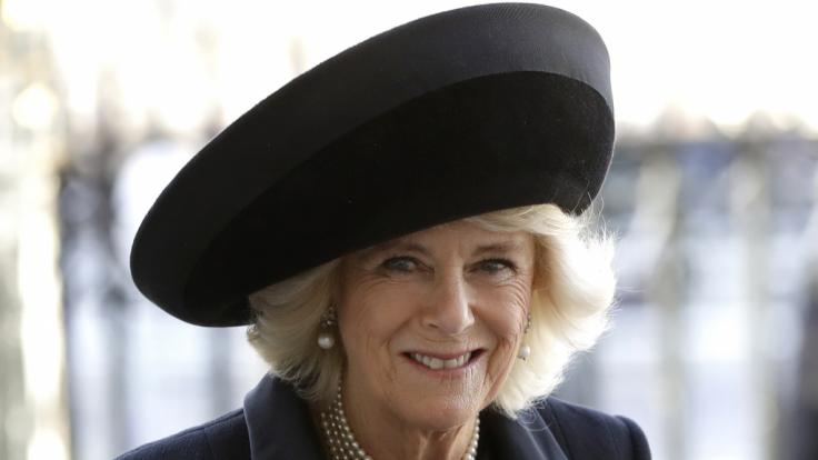 Die britische Herzogin Camilla wurde bei einem Auftritt in Liverpool von einem Fan überrumpelt, als dieser plötzlich die Barriere überwand und sie umarmte.