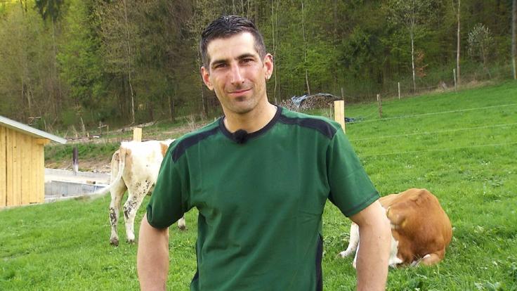 Bio-Bauer Marco (35) wollte schon immer seinen eigenen Hof besitzen.