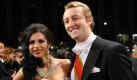 Mario-Max Prince Prinz zu Schaumburg-Lippe und seine Freundin Nina Bruckner beim diesjährigen Wiener Opernball. Foto: dpa