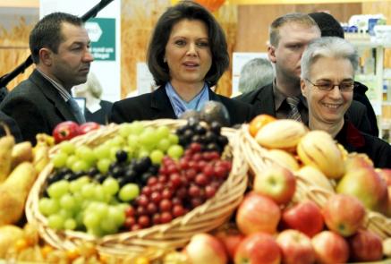 Ilse Aigner besucht Gr&uuml;ne Woche (Foto)