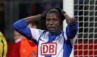 Der Einsatz von Adrian Ramos steht auf der Kippe. Foto: Daniel Karmann Foto: dpa