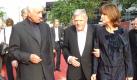 Armin Müller-Stahl (l.) könnte eigentlich auch auf dem echten Walk of Fame einen Stern haben, so erfolgreich ist er in Amerika. Hier mit Michael Ballhaus und dessen Begleitung. Foto: news.de