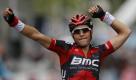 Der Belgier Greg Van Avermaet siegt beim 105. Fahrradrennen Paris-Tour im französischen Tours. Foto: dapd
