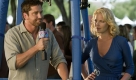 In einer Szene des Spielfilms Die nackte Wahrheit gehen Abby (Kathrine Heigl) und Mike (Gerard Butler) eine Wette ein, auf einem vom Verleih Sony herausgegebenen Foto. Der Film kommt am Donnerstag, 1. Okt. 2009, in die deutschen Kinos. (AP Photo/Sony Pictures) ** NUR ZUR REDAKTIONELLEN VERWENDUNG IM ZUSAMMENHANG MIT DER BERICHTERSTATTUNG UEBER DEN KINOSTART DES FILMS BEI URHEBERNENNUNG SONY * ONLINE OUT * NO SALES ** --- Undated film still of the movie The Ugly Truth provided by Sony. (AP Photo/Sony Pictures) ** EDITORIAL USE IN GERMANY ONLY * ONLINE OUT * NO SALES ** Foto: ap
