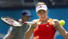 Andrea Petkovic hat die Überraschung beim Tennisturnier im niederländischen 's-Hertogenbosch verpasst. Die Darmstädterin verlor das Finale der mit 180 000 Euro dotierten Rasen-Veranstaltung gegen die an Nummer eins gesetzte Belgierin Justine Henin knapp mit 6:3, 3:6, 4:6. Foto: dpa