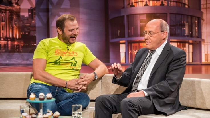 Mario Barth im Gespräch mit Gregor Gysi.