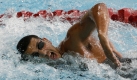 Der Tunesier Ussama Mellouli wurde Zweiter über die 1500 Meter Freistil der Herren beim FINA-Weltcup in Singapur.
 Foto: ap