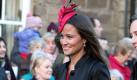 Britain's Pippa Middleton, sister of Kate Middleton, arrives at the wedding of the Duke and Duchess of Northumberland's eldest daughter Lady Katie Percy to city financier Patrick Valentine at St Michael's Church in Alnwick, England, Saturday, Feb. 26, 201 Foto: dapd