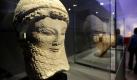 Das Römermuseum in Hildesheim zeigt in der Ausstellung Zypern - Insel der Aphrodite einen Männerkopf aus dem siebten Jahrhundert v.Chr. Foto: dpa
