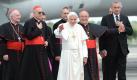 Papst Benedikt XVI. auf dem Flughafen der kubanischen Hauptstadt Havana. Foto: Ettore Ferrari Foto: dpa