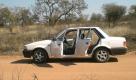 Rent a Wreck: Mazda 323 Stufenheck, knapp 25 Jahre alt. Foto: news.de