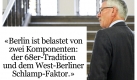 Sarrazins Analyse des Berliner Milieus. Foto: ddp