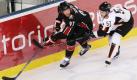 Der nächste Legionär: Marcel Goc (r.) spielte von 2003 bis 2009 für die San Jose Sharks und steht seit dem vergangenen Jahr bei den Nashville Predators unter Vertrag. Der 26-jährige Center war schon 2006 in Turin dabei. Foto: dpa