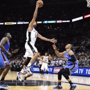 Spurs eröffnen NBA-Halbfinale mit Sieg über OKC (Foto)