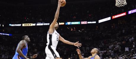Spurs eröffnen NBA-Halbfinale mit Sieg über OKC (Foto)