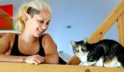 Catalina (17) mit ihrer Katze Frederik: Katzen sind der Deutschen liebstes Haustier und sorgen für enorme Umsätze. Foto: dpa